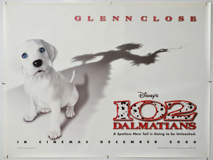 102 Dalmatians - Original Quad Poster - Film Poster - Movie Poster