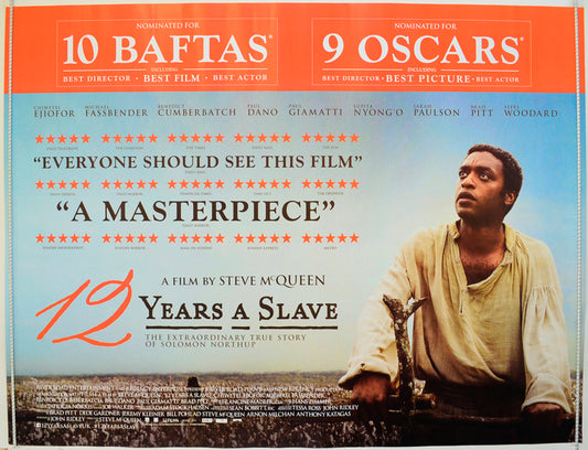 12 Years A Slave  (Awards Version)   Original Quad Poster - Film Poster - Movie Poster  