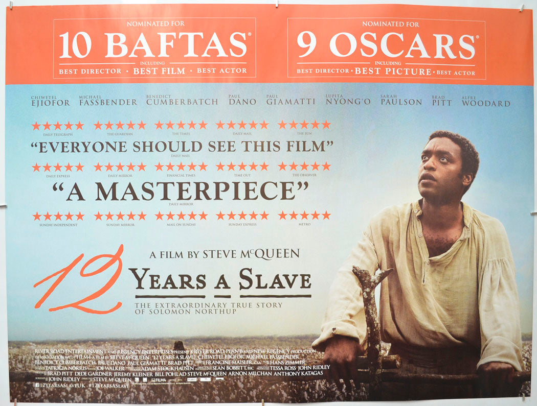 12 Years A Slave (Awards Version)  Original Quad Poster - Film Poster - Movie Poster