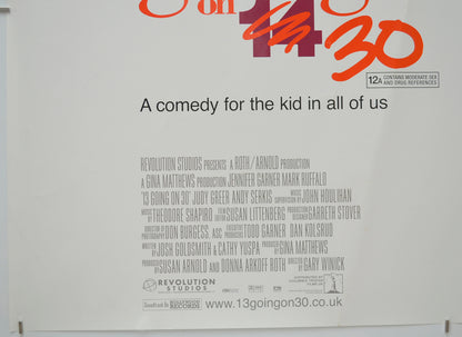 13 GOING ON 30 (Bottom Left) Cinema Quad Movie Poster 