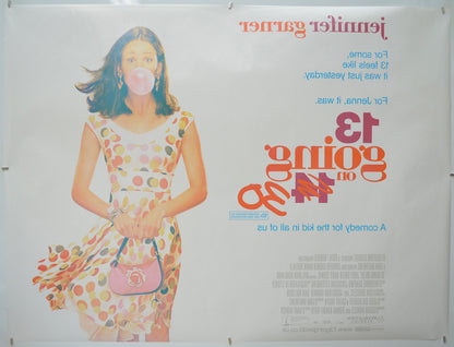 13 GOING ON 30 (Back) Cinema Quad Movie Poster 