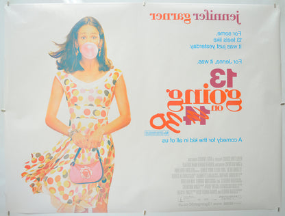 13 GOING ON 30 (Back) Cinema Quad Movie Poster 