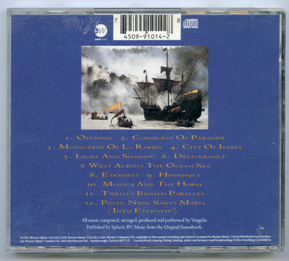 1492 CONQUEST OF PARADISE Original CD Soundtrack (back) 