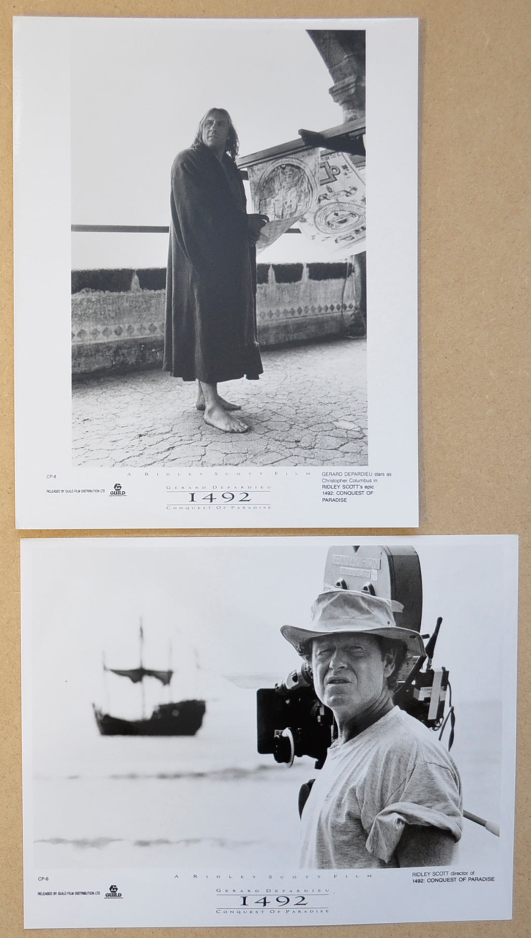 1492 : The Conquest Of Paradise 2 Original Black and White Press Stills (Photographs) 