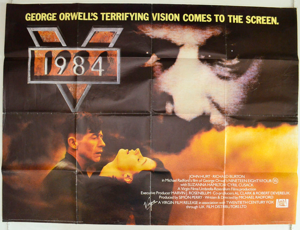 1984 Original British Quad Poster - Film Poster - Movie Poster 