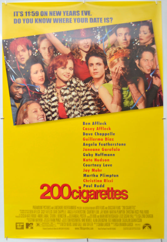 200 Cigarettes Original One Sheet Poster - Film Poster - Movie Poster