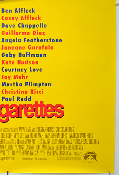 200 CIGARETTES (Bottom Right) Cinema One Sheet Movie Poster 