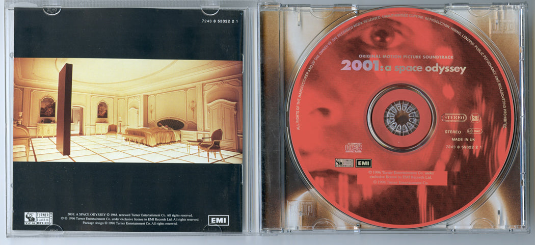 2001 : A SPACE ODYSSEY Original CD Soundtrack (Inside) 