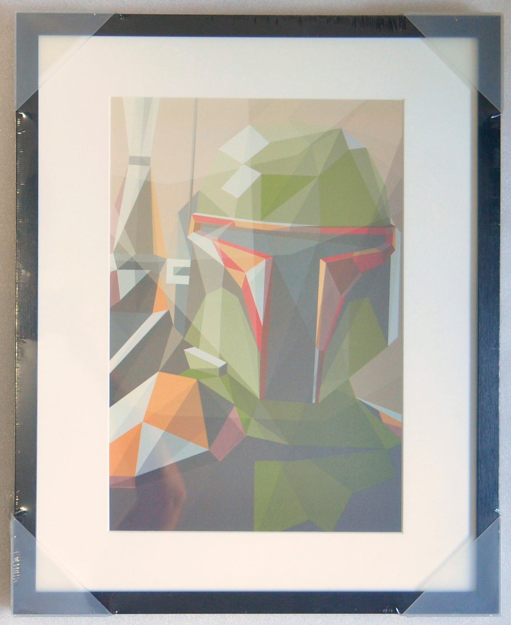 Bobba Fett STAR WARS : FRAMED ABSTRACT ART - Liam Brazier 