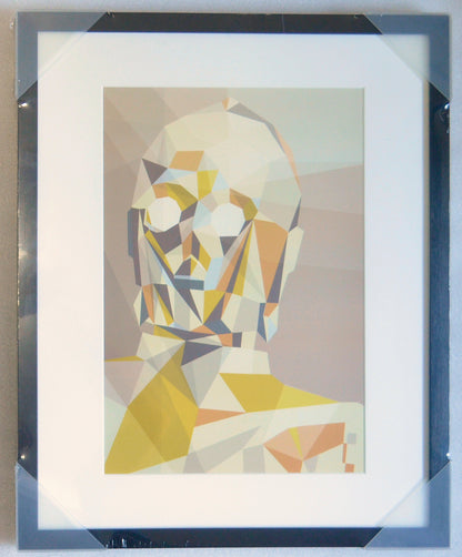 C3PO STAR WARS : FRAMED ABSTRACT ART - Liam Brazier 