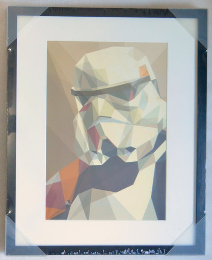 STORMTROOPER - STAR WARS : FRAMED ABSTRACT ART - Liam Brazier 