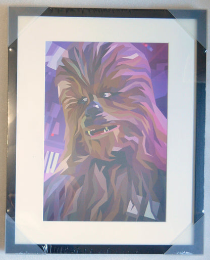 CHEWBACCA - STAR WARS : FRAMED ABSTRACT ART - Liam Brazier 