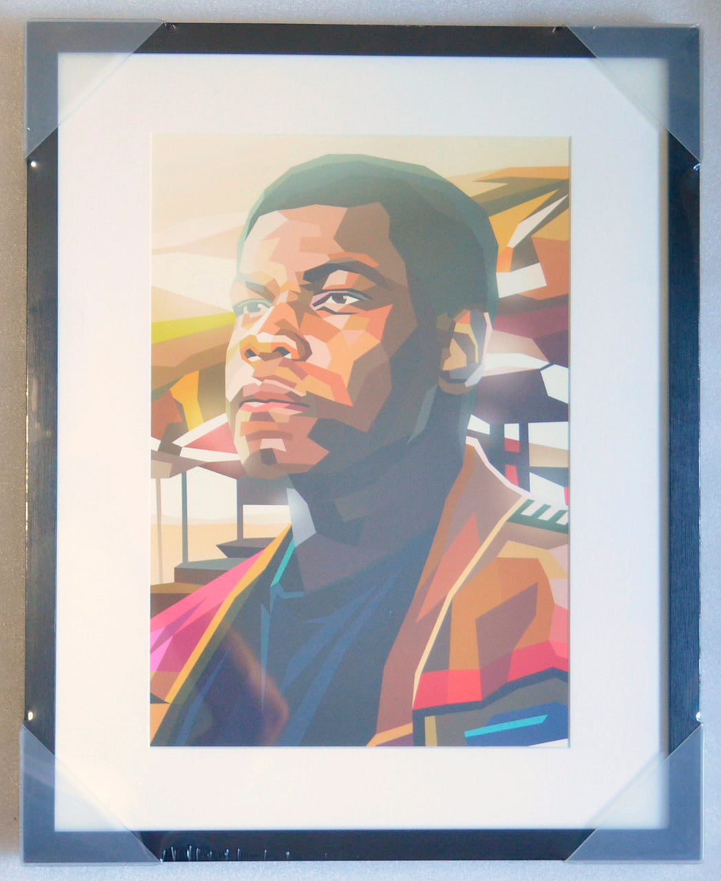 FINN - STAR WARS : FRAMED ABSTRACT ART - Liam Brazier 