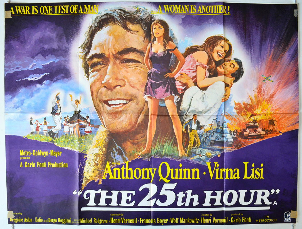 The 25th Hour  (a.k.a. La vingt-cinquième heure)   Original British Quad Poster - Movie Poster