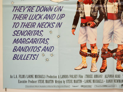 THREE AMIGOS (Bottom Left) Cinema Quad Movie Poster 