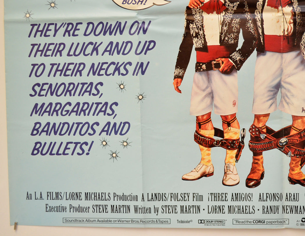 THREE AMIGOS (Bottom Left) Cinema Quad Movie Poster 