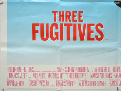 THREE FUGITIVES (Bottom Left) Cinema Quad Movie Poster 