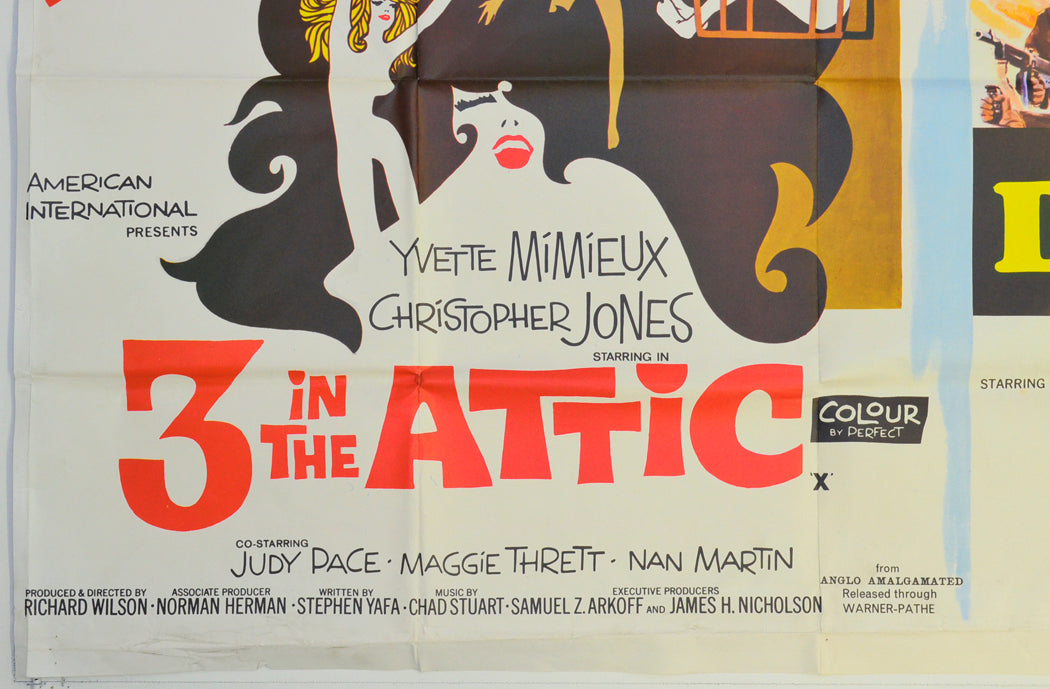 3 IN THE ATTIC / THE DEVIL’S 8 (Bottom Left) Cinema Quad Movie Poster 