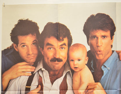 THREE MEN AND A BABY (Top Left) Cinema Quad Movie Poster 