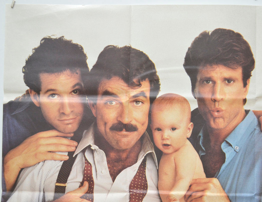 THREE MEN AND A BABY (Top Left) Cinema Quad Movie Poster 