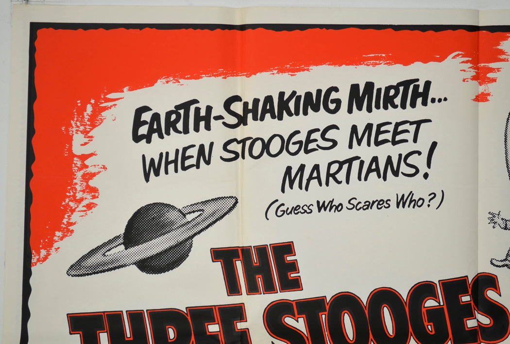 THE THREE STOOGES IN ORBIT (Top Left) Cinema Quad Movie Poster 