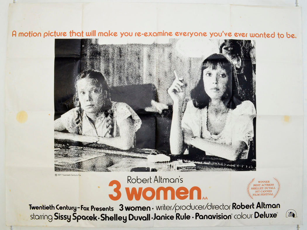 3 Women  Original British Quad Poster - Film Poster - Movie Poster