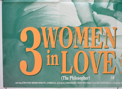 3 WOMEN IN LOVE (Bottom Left) Cinema Quad Movie Poster 