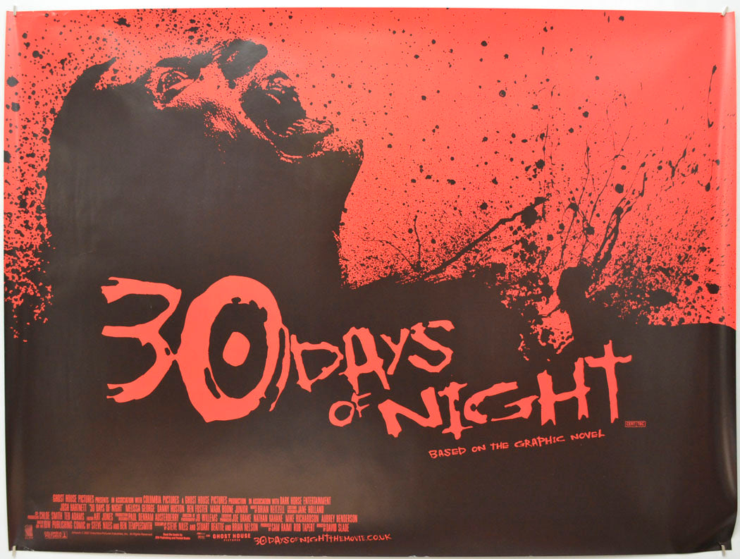 30 Days Of Night Original Quad Poster - Film Poster - Movie Poster