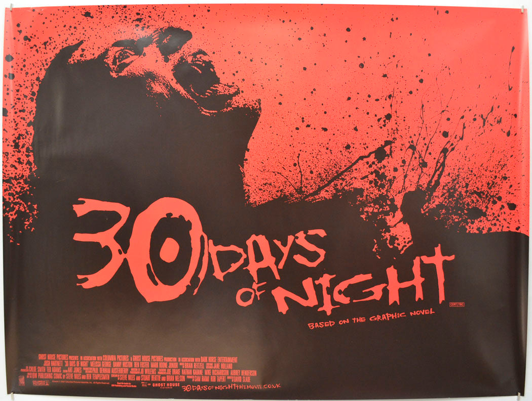 30 Days Of Night Original Quad Poster - Film Poster - Movie Poster