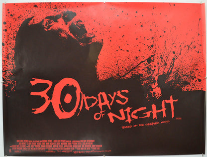 30 Days Of Night Original Quad Poster - Film Poster - Movie Poster