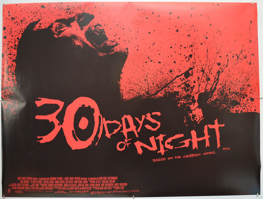 30 Days Of Night - Original Quad Poster - Film Poster - Movie Poster