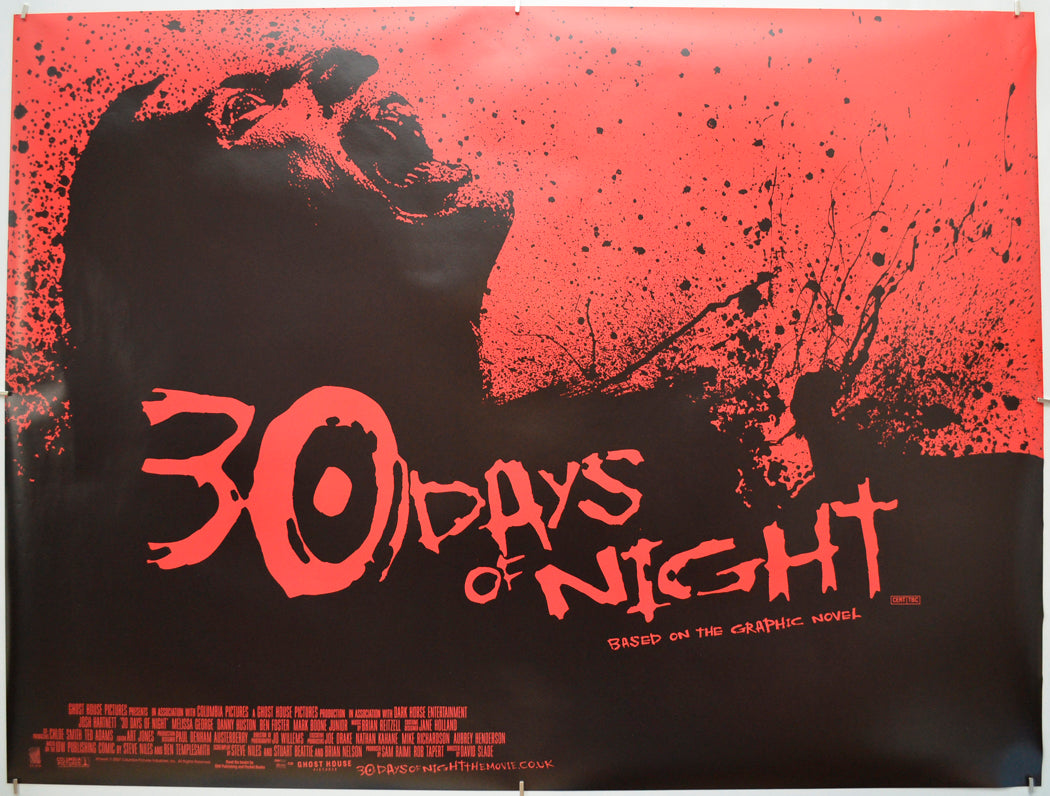 30 Days Of Night - Original Quad Poster - Film Poster - Movie Poster