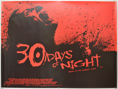 30 Days Of Night Original Quad Poster - Film Poster - Movie Poster