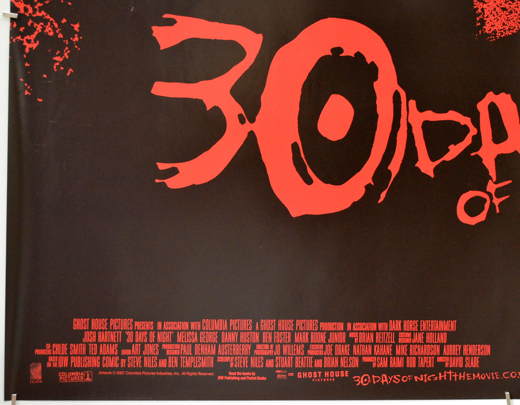 30 DAYS OF NIGHT (Bottom Left) Cinema Quad Movie Poster 