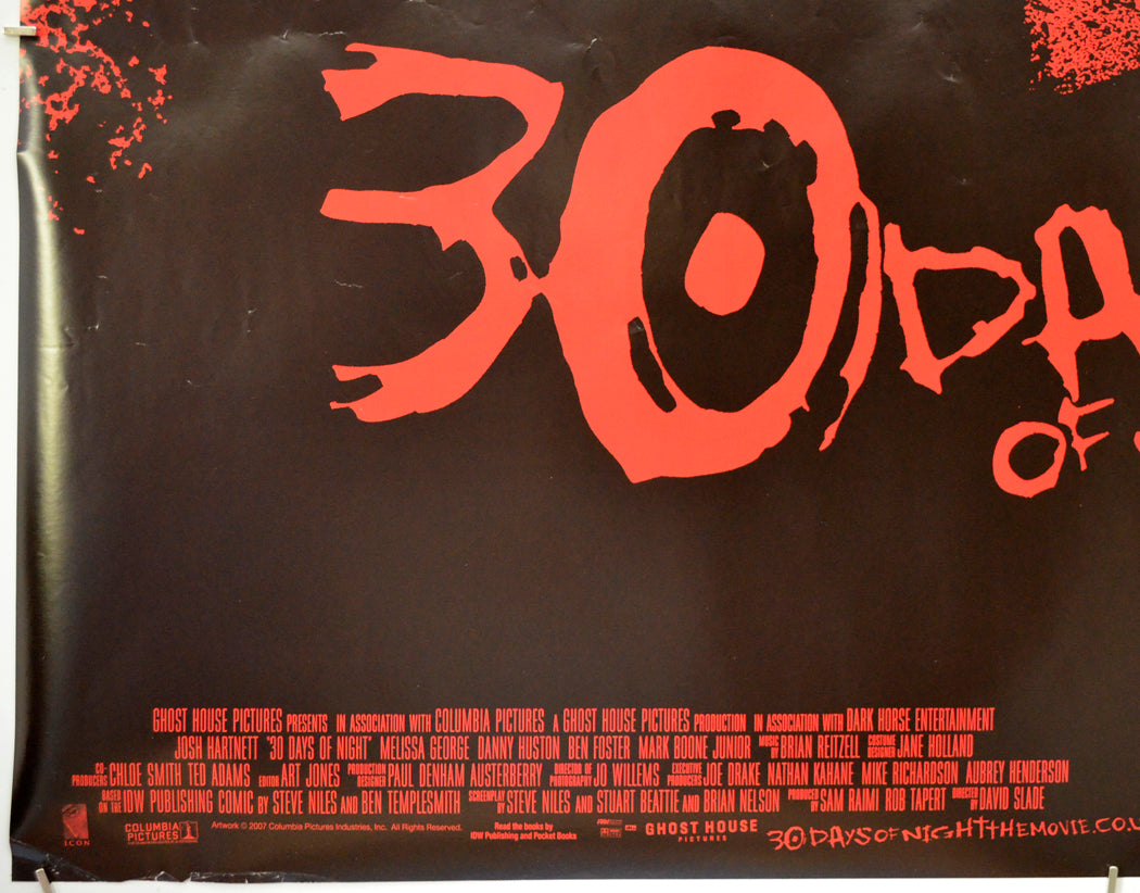 30 DAYS OF NIGHT (Bottom Left) Cinema Quad Movie Poster 