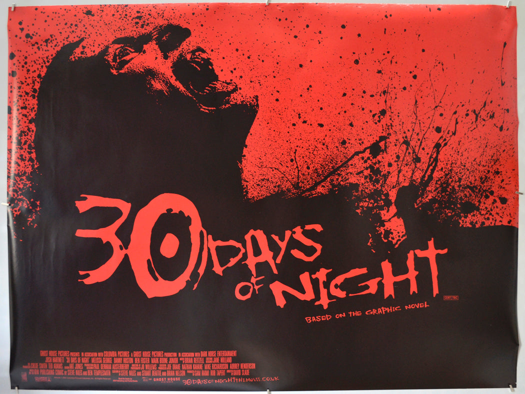 30 Days Of Night Original Quad Poster - Film Poster - Movie Poster 