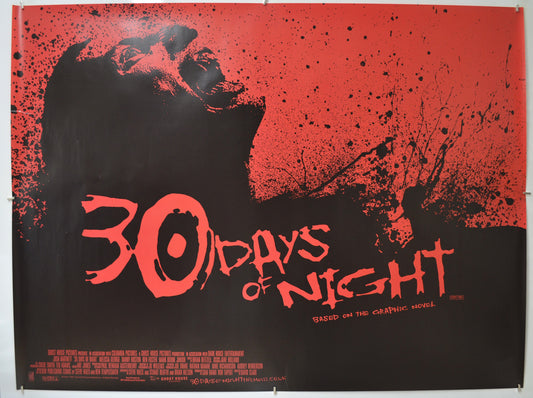 30 Days Of Night Original Quad Poster - Film Poster - Movie Poster 