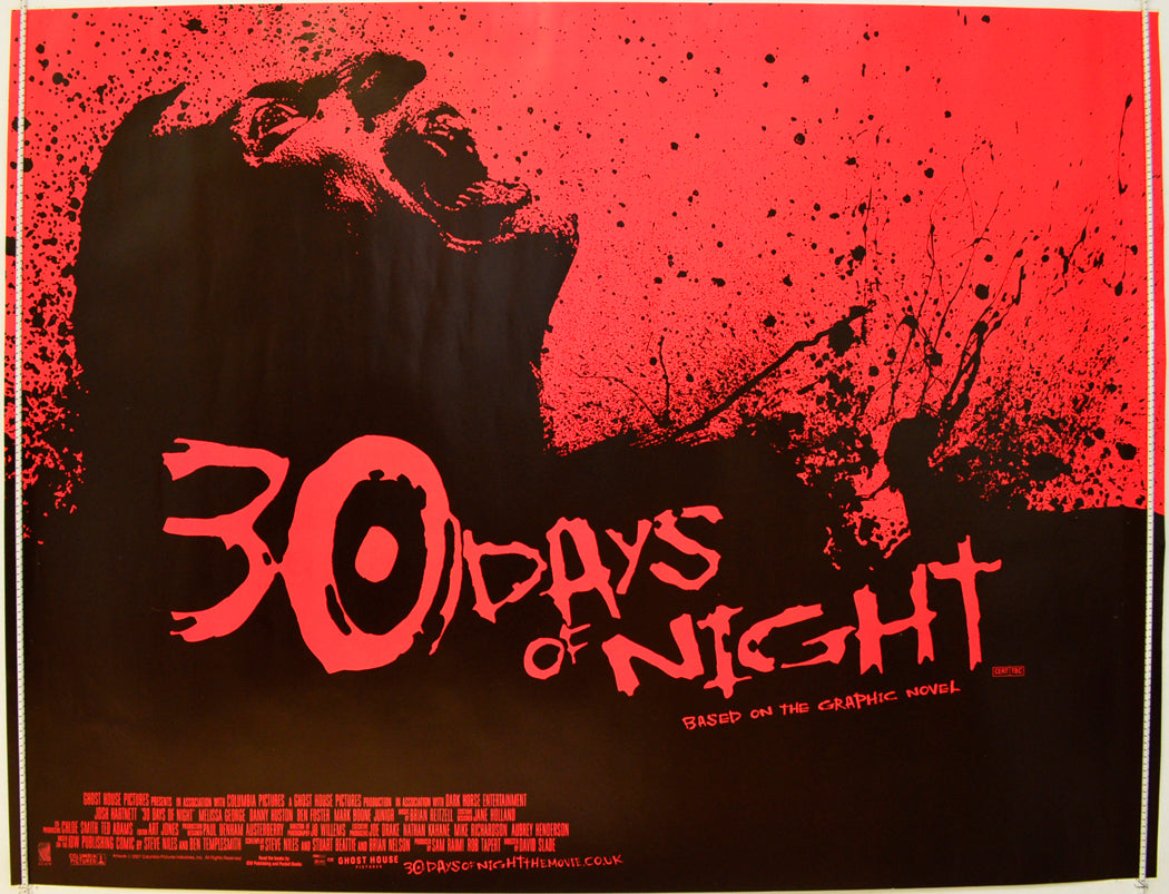 30 Days Of Night  Original British Quad Poster - Film Poster - Movie Poster 