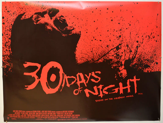 30 Days Of Night  Original Quad Poster - Film Poster - Movie Poster