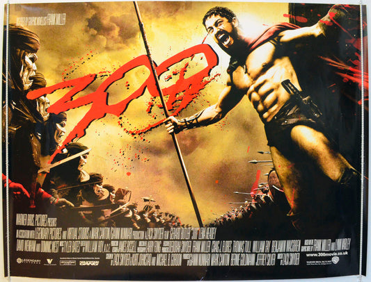 300 Original British Quad Poster - Film Poster - Movie Poster 