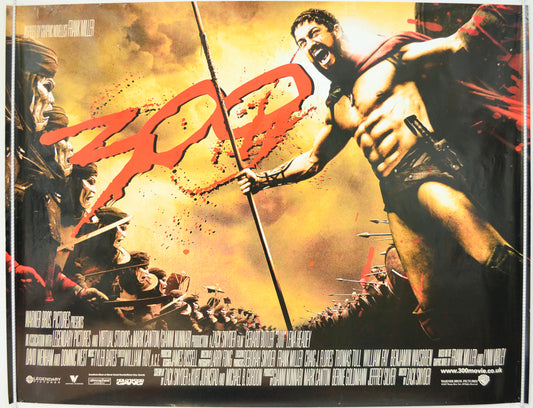 300 Original Quad Poster - Film Poster - Movie Poster  