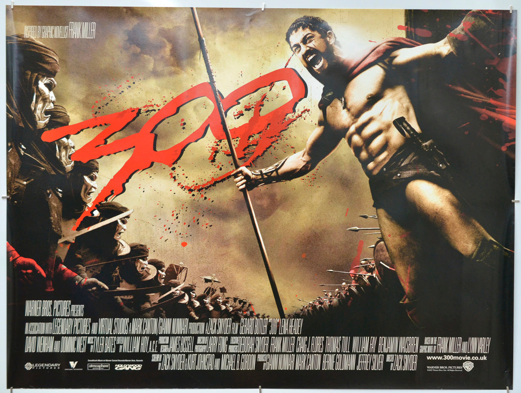 300 - Original Quad Poster - Film Poster - Movie Poster