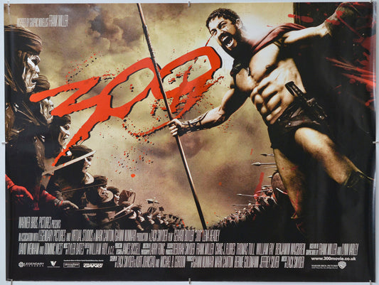 300 - Original Quad Poster - Film Poster - Movie Poster