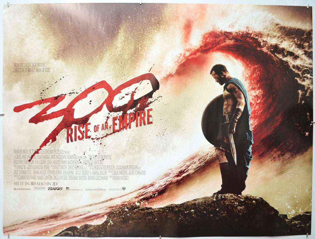 300 : Rise Of An Empire (Version 1) Original Quad Poster - Film Poster - Movie Poster