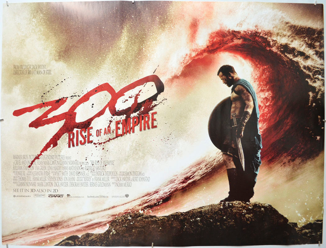 300 : Rise Of An Empire (Version 1) Original Quad Poster - Film Poster - Movie Poster