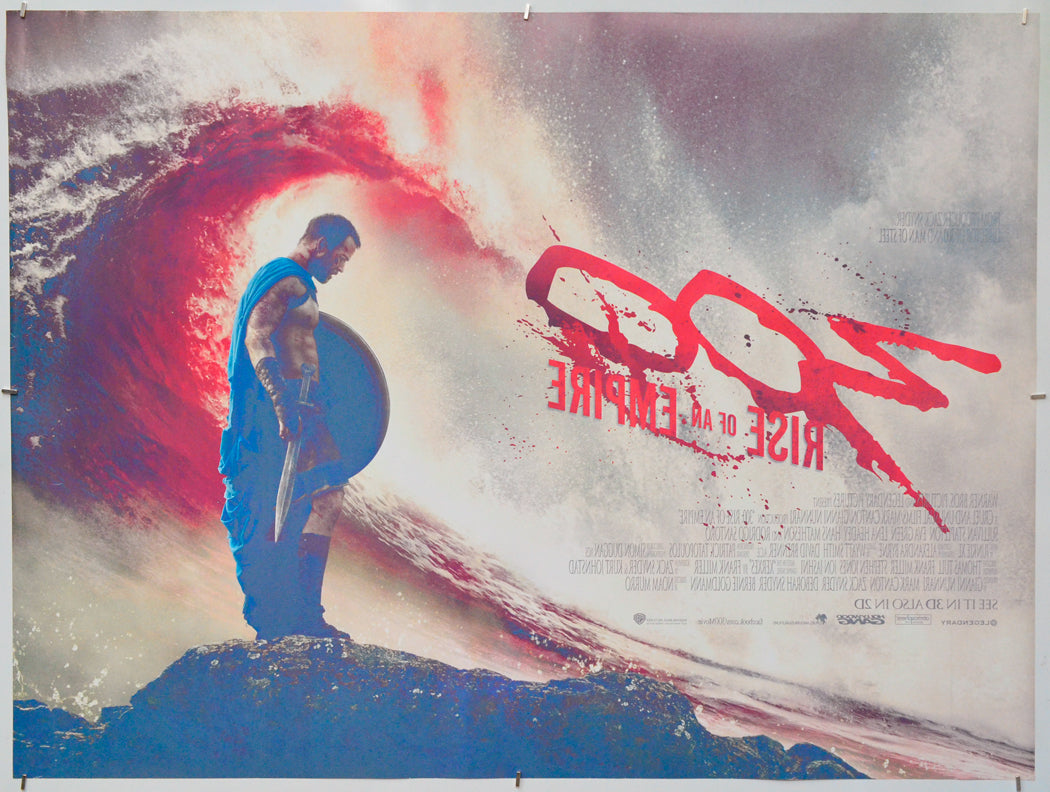 300 : Rise Of An Empire (Back) Cinema Quad Movie Poster 