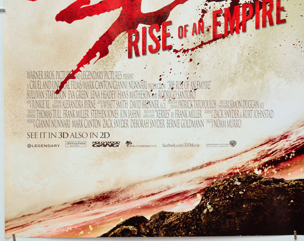 300 : Rise Of An Empire (Bottom Left) Cinema Quad Movie Poster 