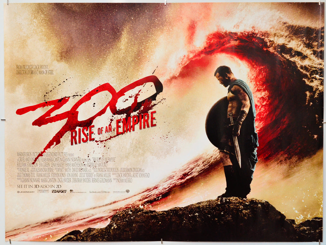 300 3 “300 : Rise Of An Empire” Original Quad Poster - Film Poster - Movie ...