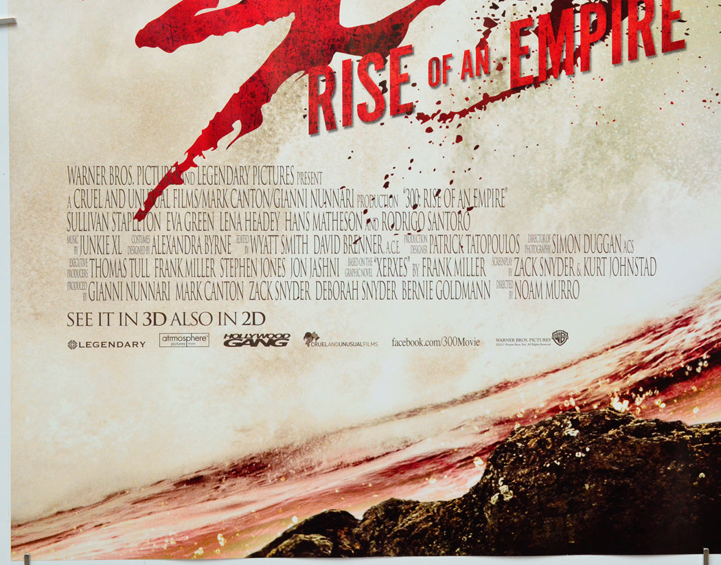 300 : Rise Of An Empire (Bottom Left) Cinema Quad Movie Poster 