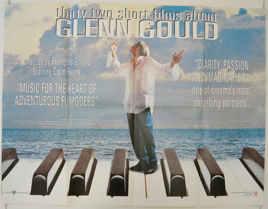 32 Short Films About Glenn Gould   Original Quad Poster - Film Poster - Movie Poster 